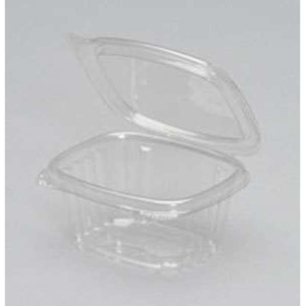 Genpak - Hinged Genpak 4.25"x3.63"x1.88" Clear Hinged Deli Container, PK400 AD06